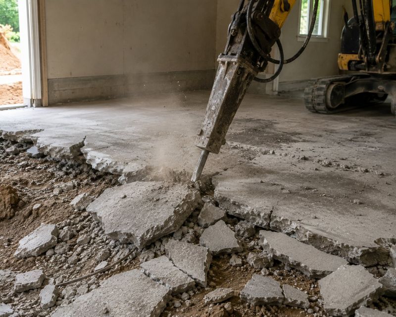 Concrete Floor Demolition Service